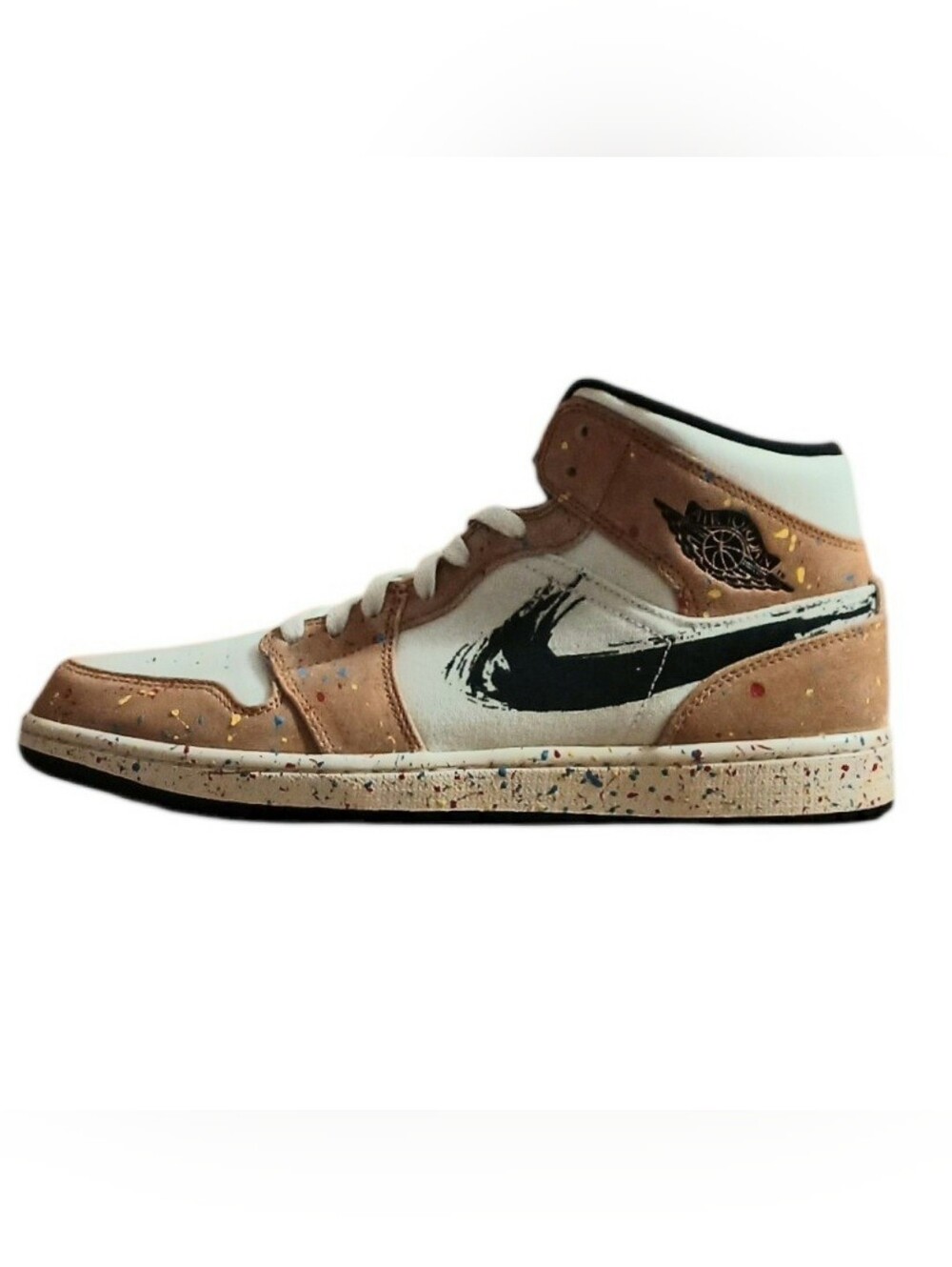 Air Jordan 1 Mid SE 'Brushstroke DA8005 100 SZ 10.5